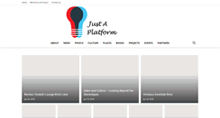 Desktop Screenshot of justaplatform.com